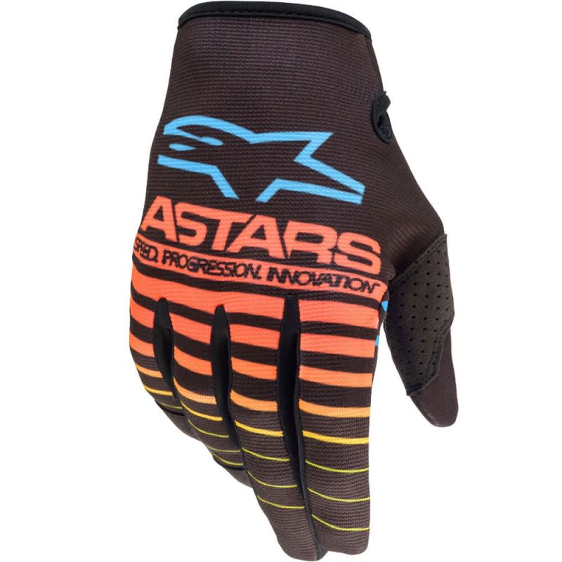 Alpinestars 22 Radar Glove Youth Black/Fluro Yellow