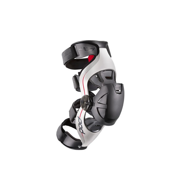 POD K4 Knee Brace Right Grey/Red