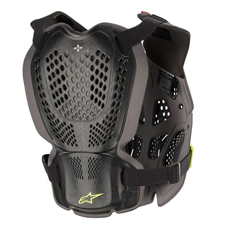 Alpinestars A-1 Plus Chest Protector Black/Anthracite/Yellow Fluorescent