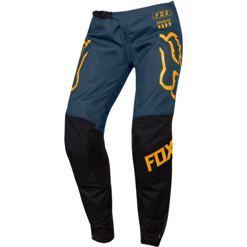Fox 180 Mata Drip Pants Youth Black/Blue Size 24