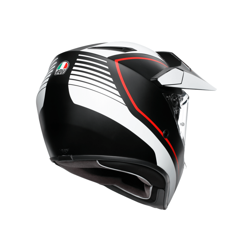 AGV AX9 Helmet Pacific Road Matt Black/White/Red