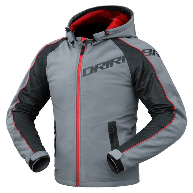 DriRider Atomic Hoody Jacket Mens Grey
