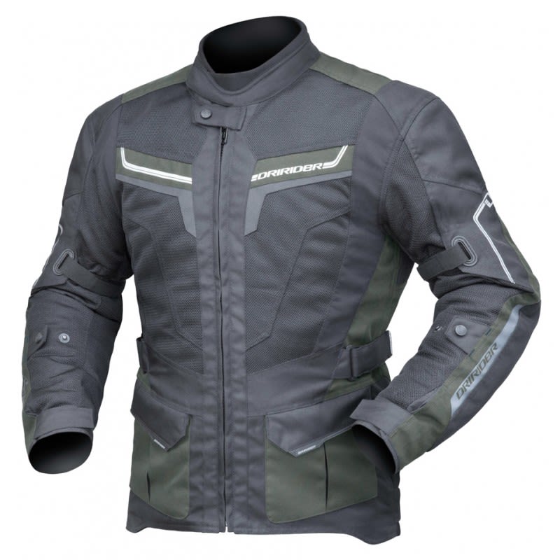 DriRider Apex 5 Airflow Jacket Mens Olive/Black