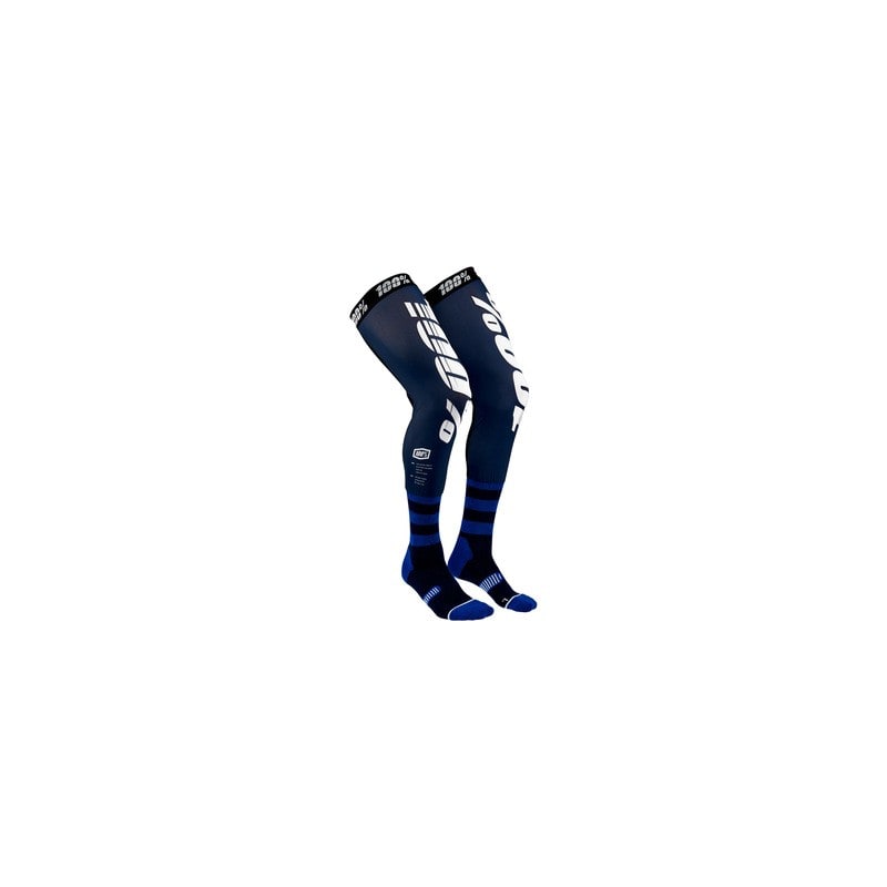 100% Rev Knee Brace Sock Navy