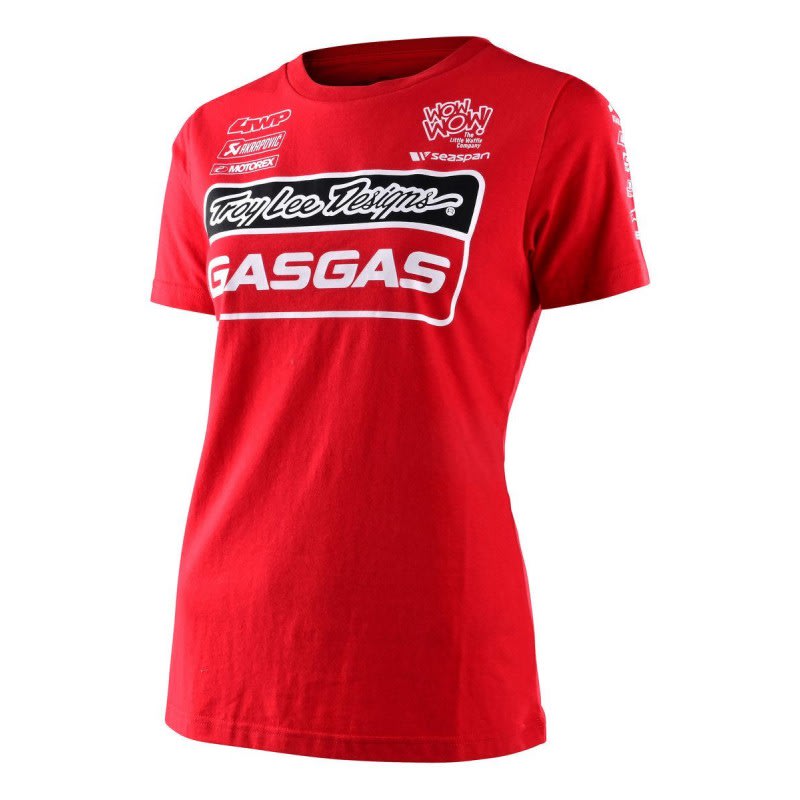 GASGAS Troy Lee Designs Team Tee Womens Red