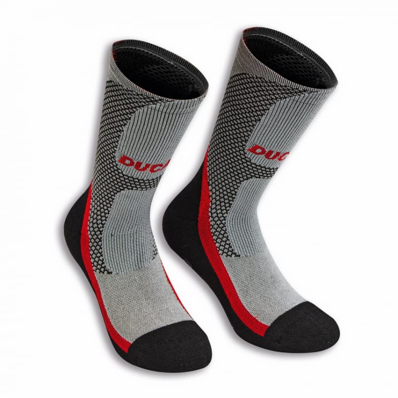 Ducati Cool Down 2 Tech Socks Grey