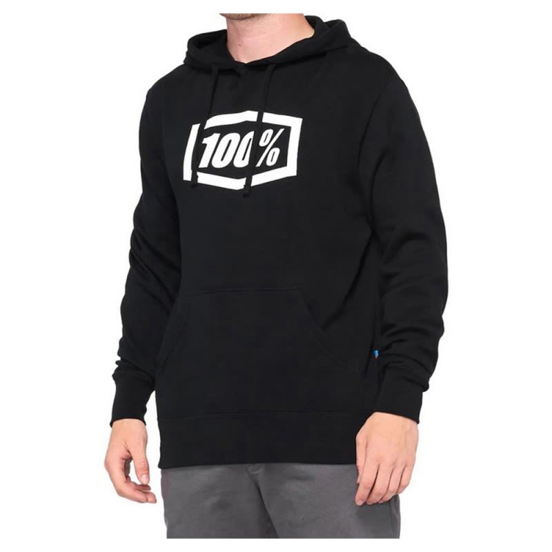 100% Essential Pullover Hoodie Black