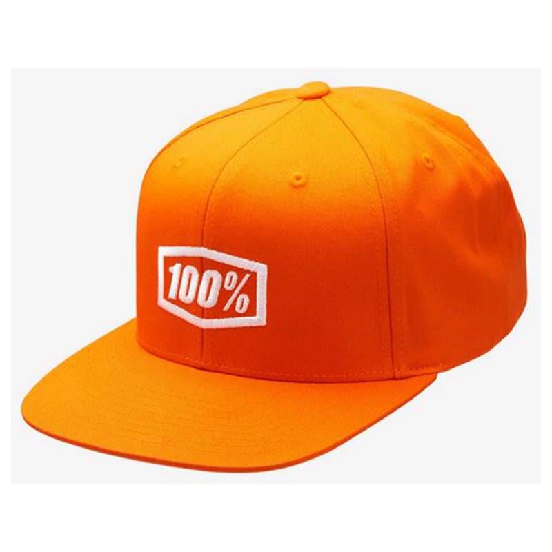 100% Icon Youth Snapback Cap LYP Fit Orange