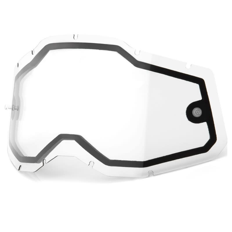 100% Racecraft 2, Accuri 2 & Strata 2 Dual Lens Clear