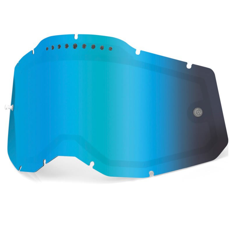 100% Racecraft 2, Accuri 2 & Strata 2 Vent Dual Lens Mirror Blue