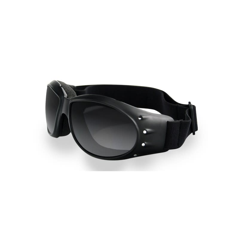 Bobster Eyewear Cruiser Goggles Black + Anti-fog Smoke Lens