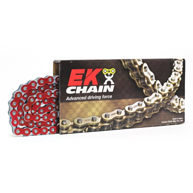 EK Chains 530 NX-Ring Super Heavy Duty Chain Metallic Red - 122 Link