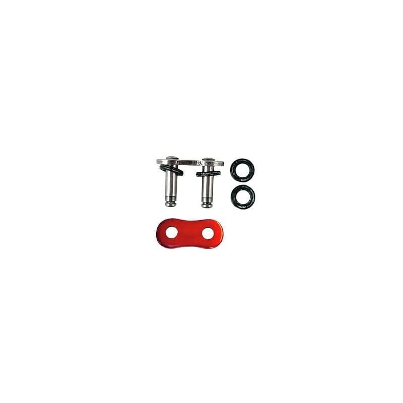 EK Chains 530 NX-Ring Super Heavy Duty Chain Metallic Red Rivet Link