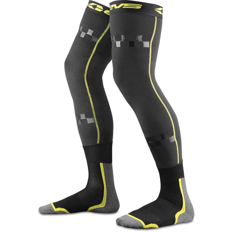 EVS Tug Fusion Compression Sock Youth Black/Hi-Vis