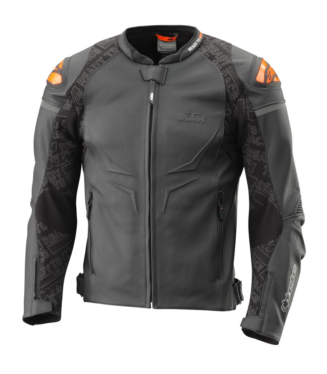 KTM Helical Leather Jacket Mens Black * Motorcycles R Us