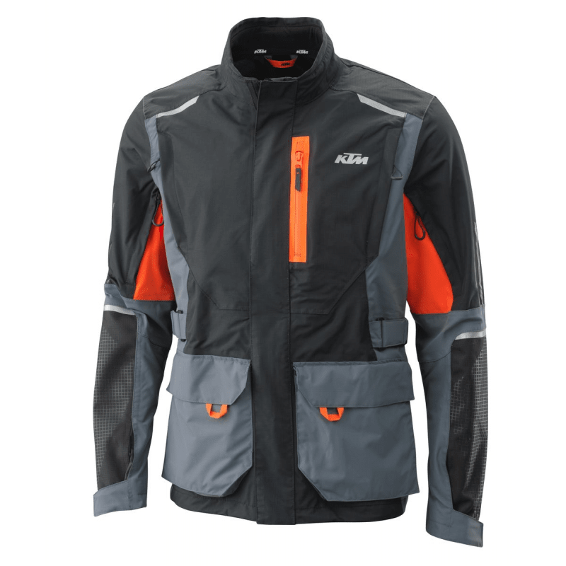 KTM Racetech Waterproof Jacket Mens Black/Grey/Orange * Motorcycles R Us