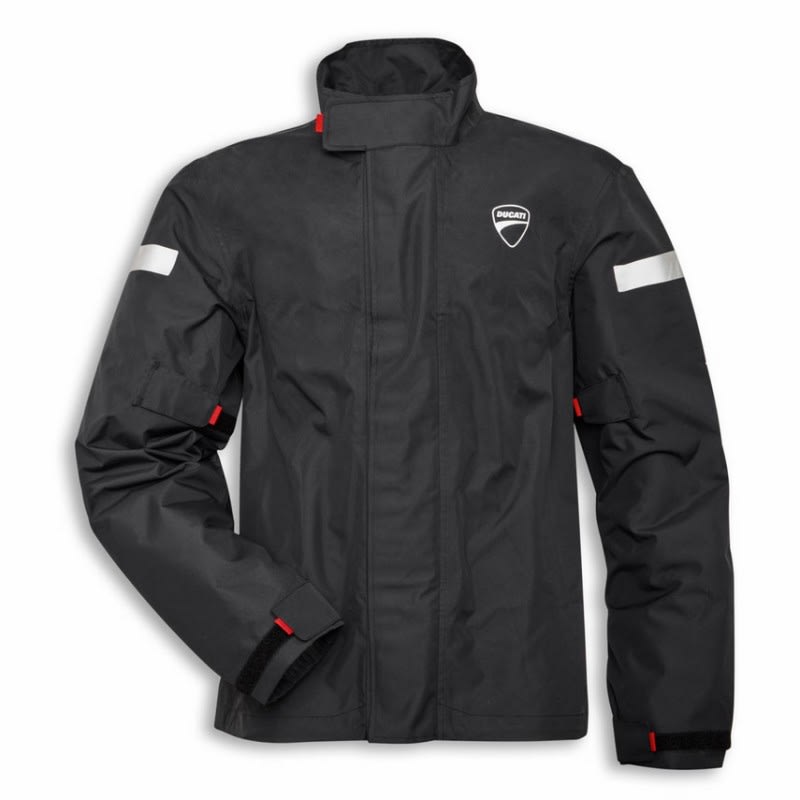 Ducati Strada V3 Rain Jacket Mens Black