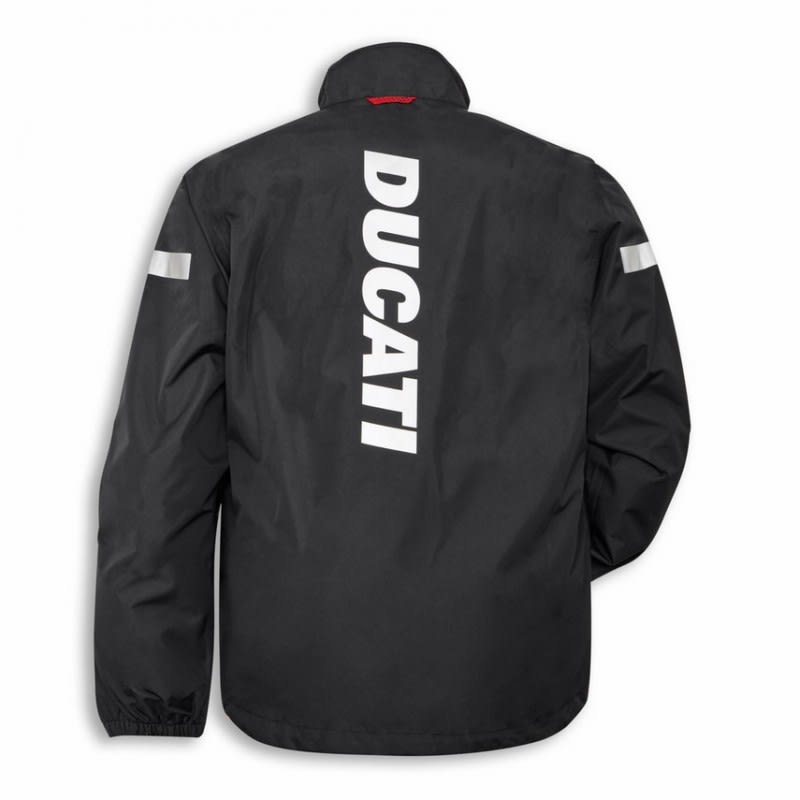 Ducati Strada V3 Rain Jacket Mens Black