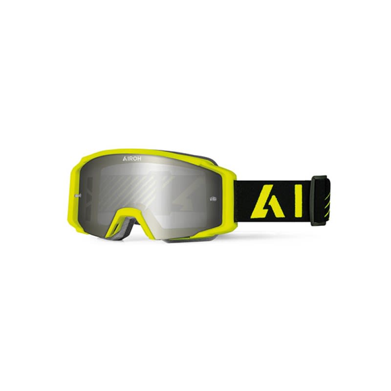 Airoh Blast XR1 Goggle Yellow Matt + Silver Mirrored Lens