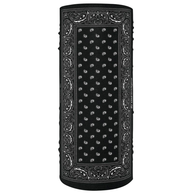 ZANheadgear Motley Tube Black Paisley