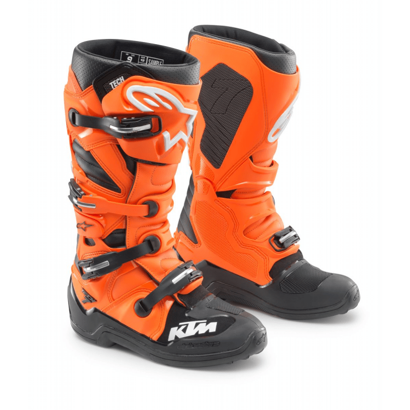 KTM Tech 7 MX Boots Black/Orange