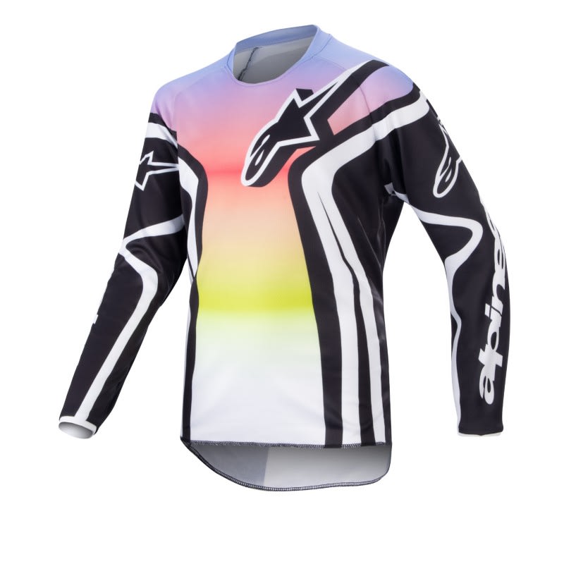 Alpinestars 23 Racer Semi Jersey Youth Black/Multicolour