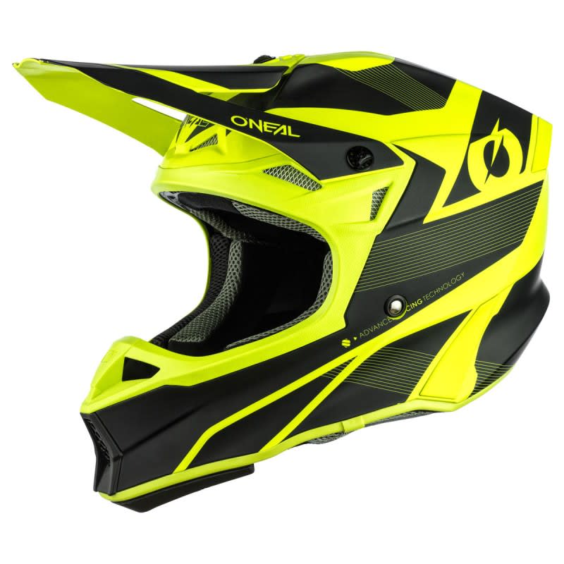 O'Neal 22 10SRS Compact Helmet Black/Neon Yellow