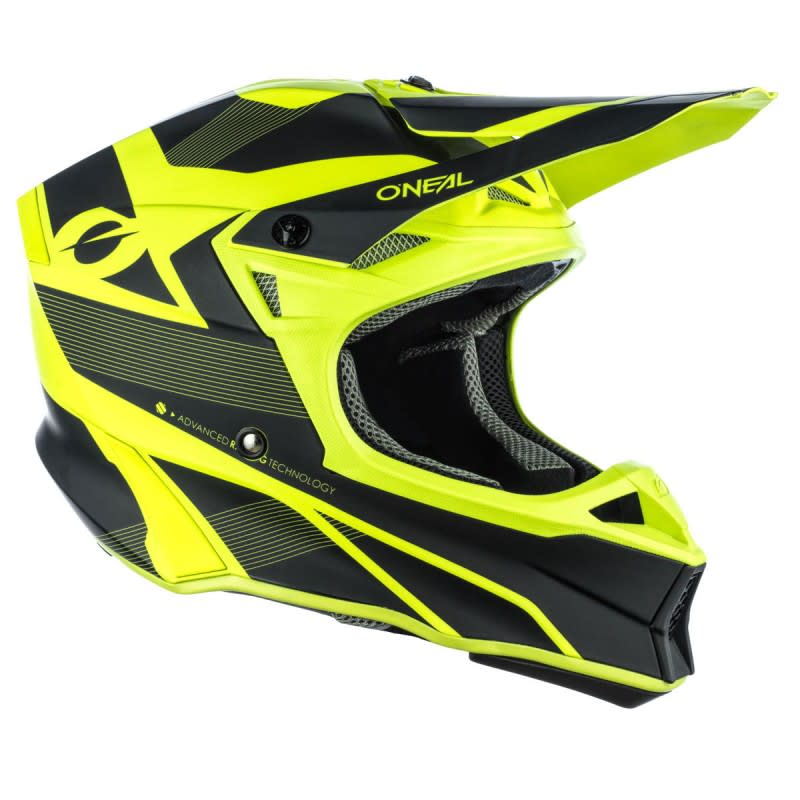 O'Neal 22 10SRS Compact Helmet Black/Neon Yellow