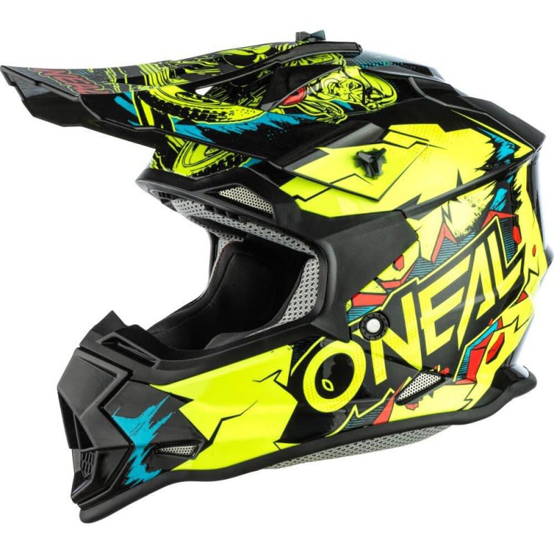 O'Neal 23 2SRS Villain Helmet Youth Neon/Yellow