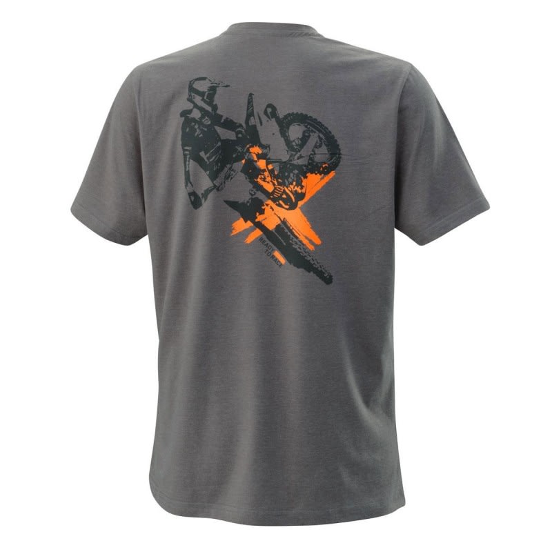 KTM MX Tee Mens Grey