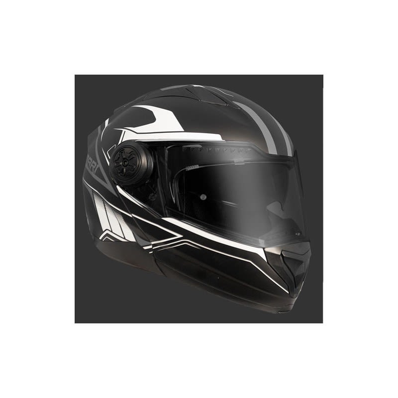 RXT 909 Flip-Up Helmet Matt Black/White