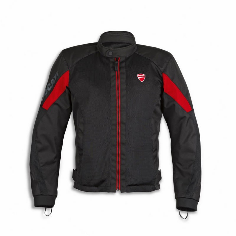 Ducati Flow C5 Fabric Jacket Mens Black/Red