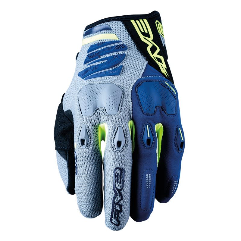 Five E2 Enduro Glove Grey/Fluro