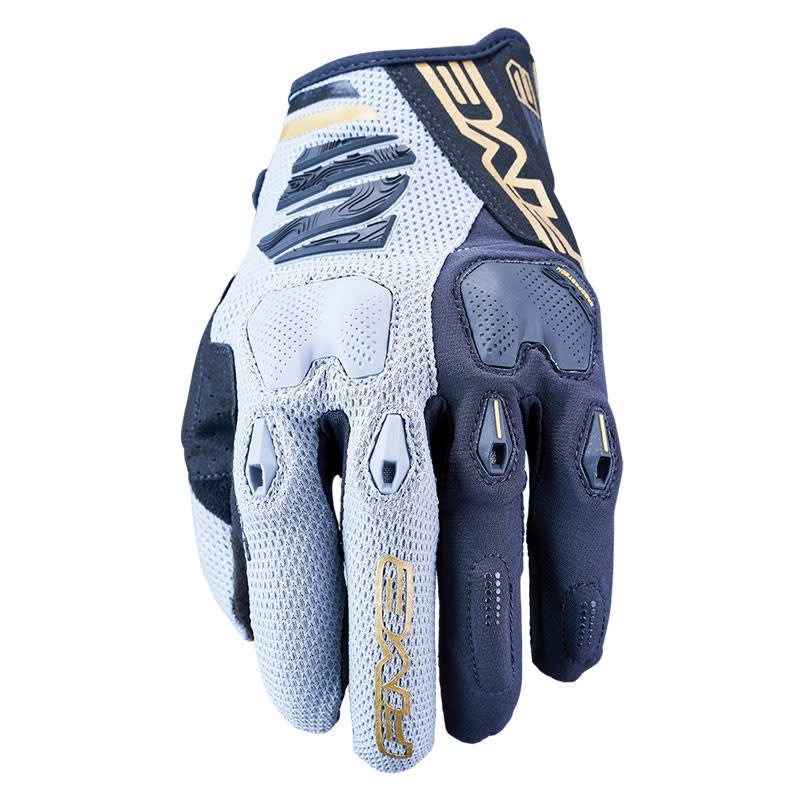 Five E2 Enduro Glove Black/Grey/Gold