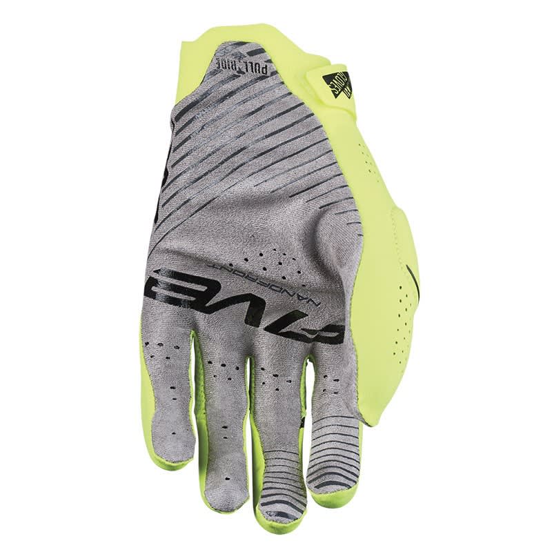 Five MXF Race Glove Fluro Yellow