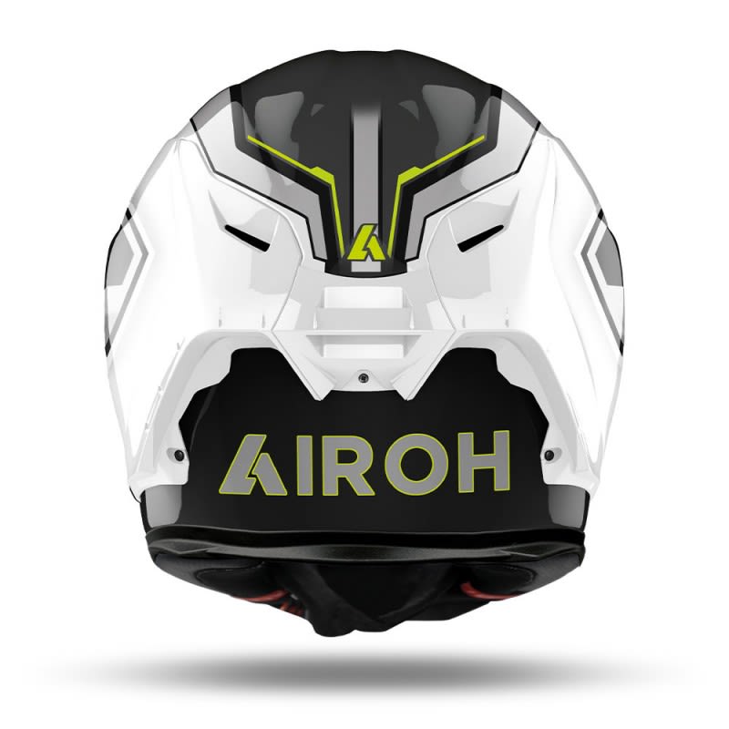 Airoh GP550 S Helmet Rush White/Yellow Gloss