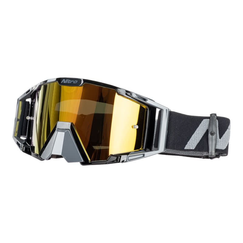 Nitro NV-100 MX Goggles Grey/Black +  Iridium Lens