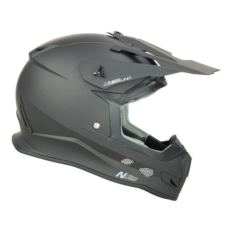 Nitro MX700 Helmet Satin Black