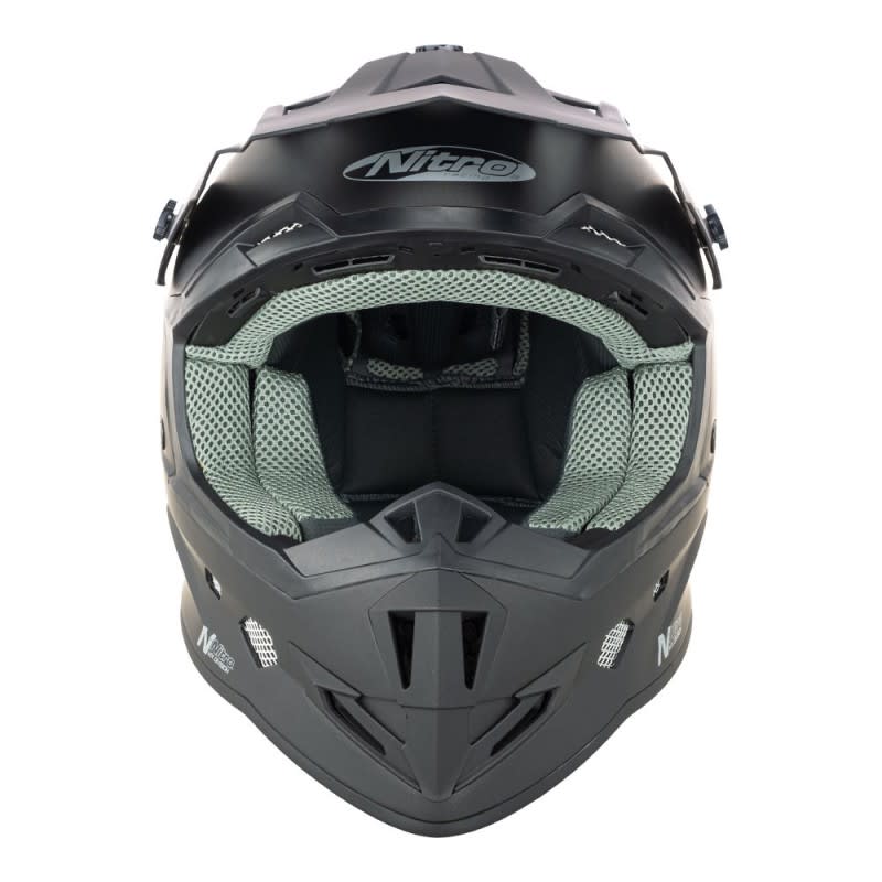 Nitro MX700 Helmet Satin Black