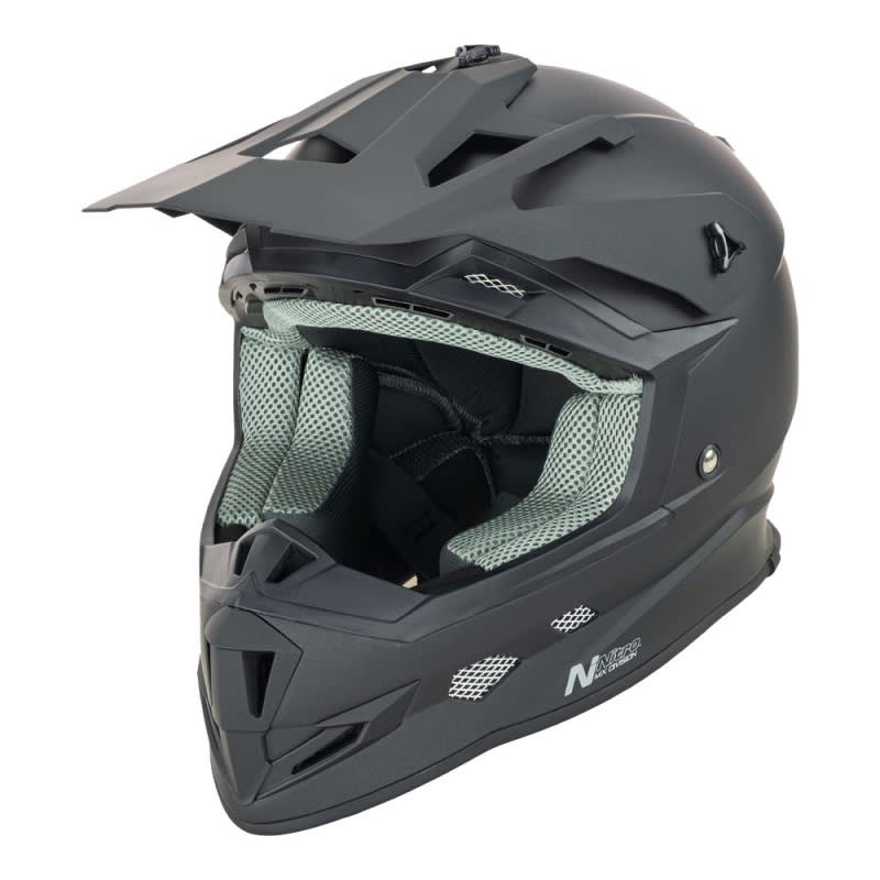 Nitro MX700 Helmet Satin Black