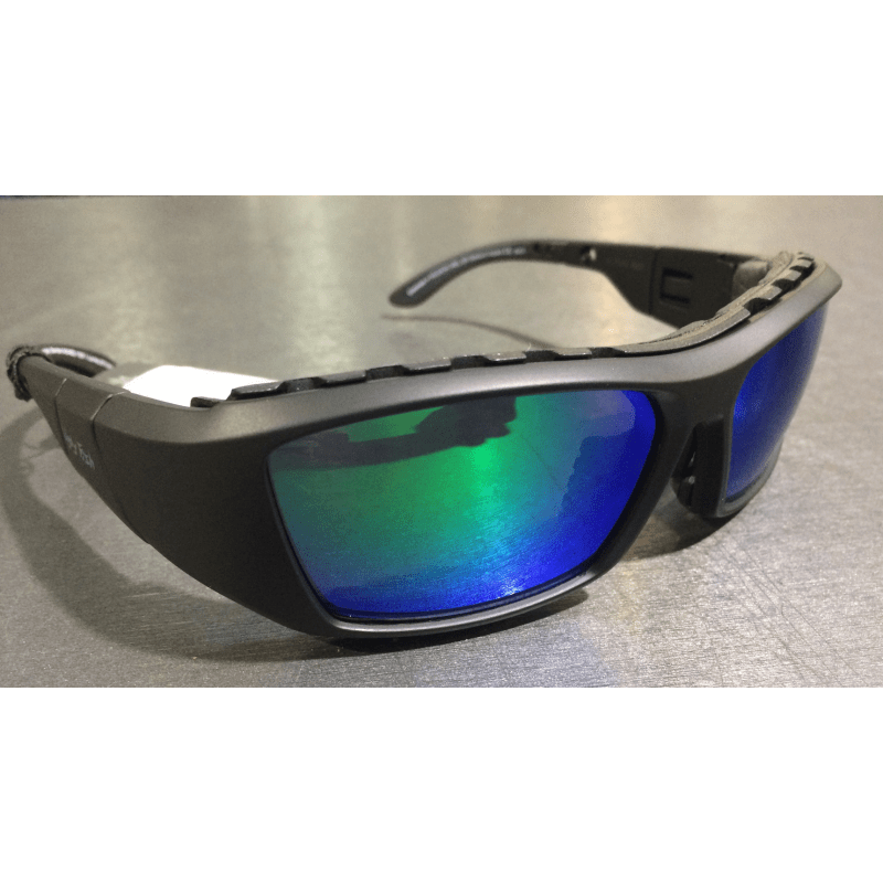 Ugly Fish Cannon RS3303X Glasses Matt Black Frame + Green Lens