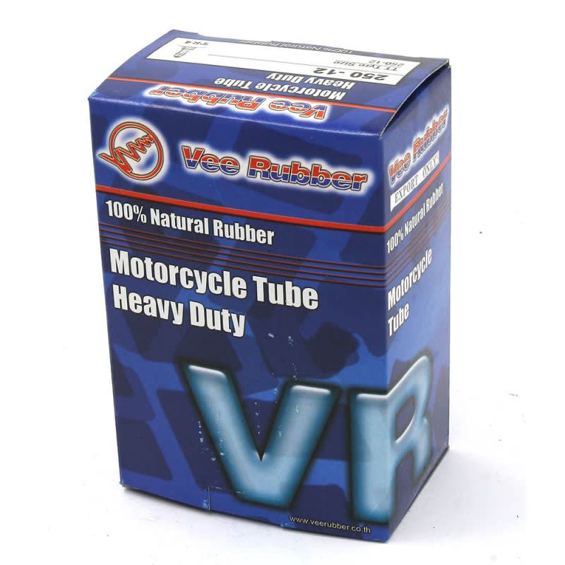 Vee Rubber Heavy Duty Tube 1.5mm 250-12 Straight Valve