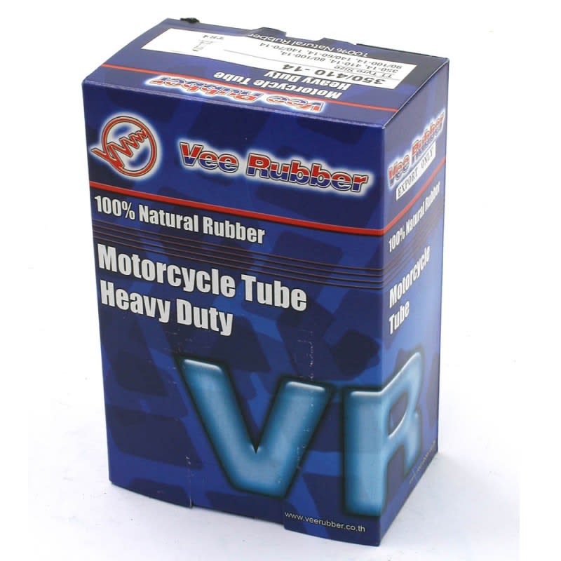 Vee Rubber Heavy Duty Tube 1.5mm 350/410-14 Straight Valve