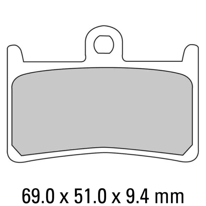 Ferodo Brake Pad Set - FDB605ST