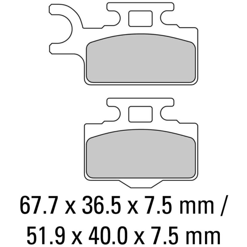 Ferodo Brake Pad Set - FDB2110DX