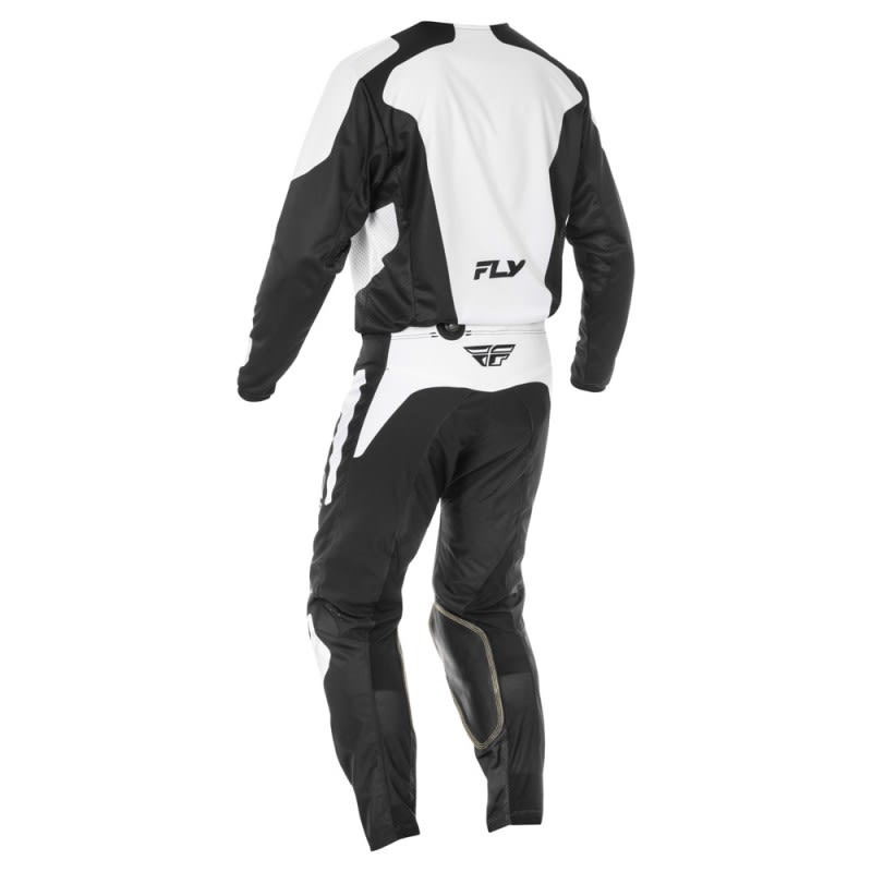 Fly Racing 2025 Kinetic MX Jersey Sym Black/White