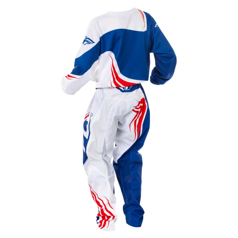Fly Racing 2025 F-16 MX Pants Youth Red/White/Blue