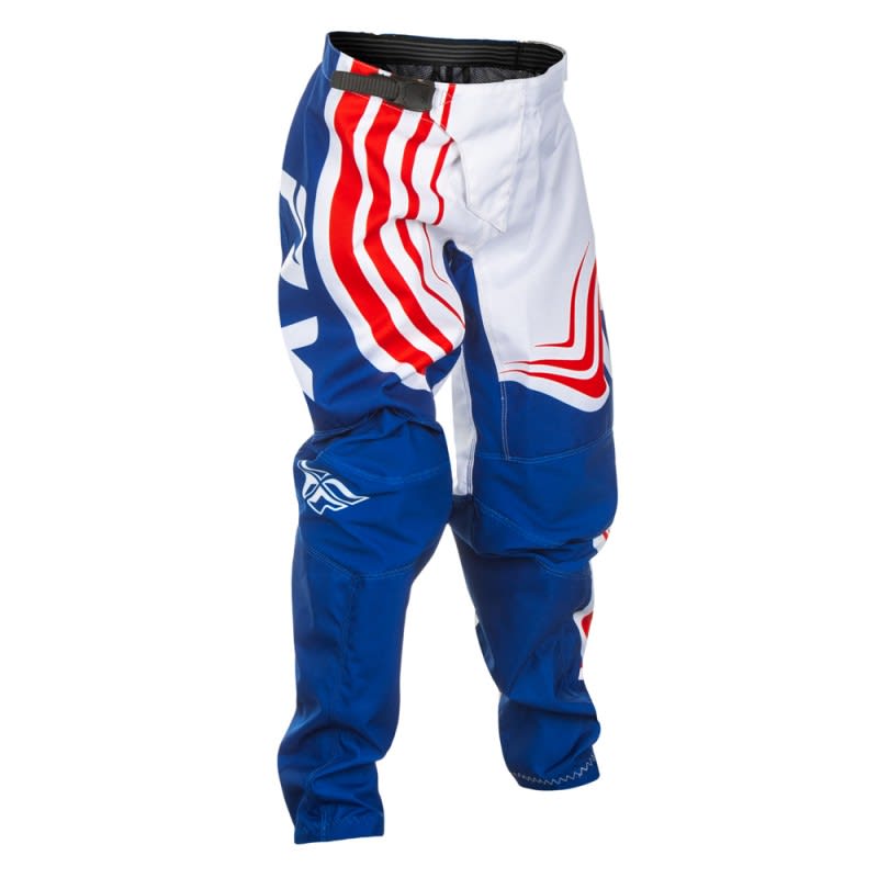 Fly Racing 2025 F-16 MX Pants Youth Red/White/Blue