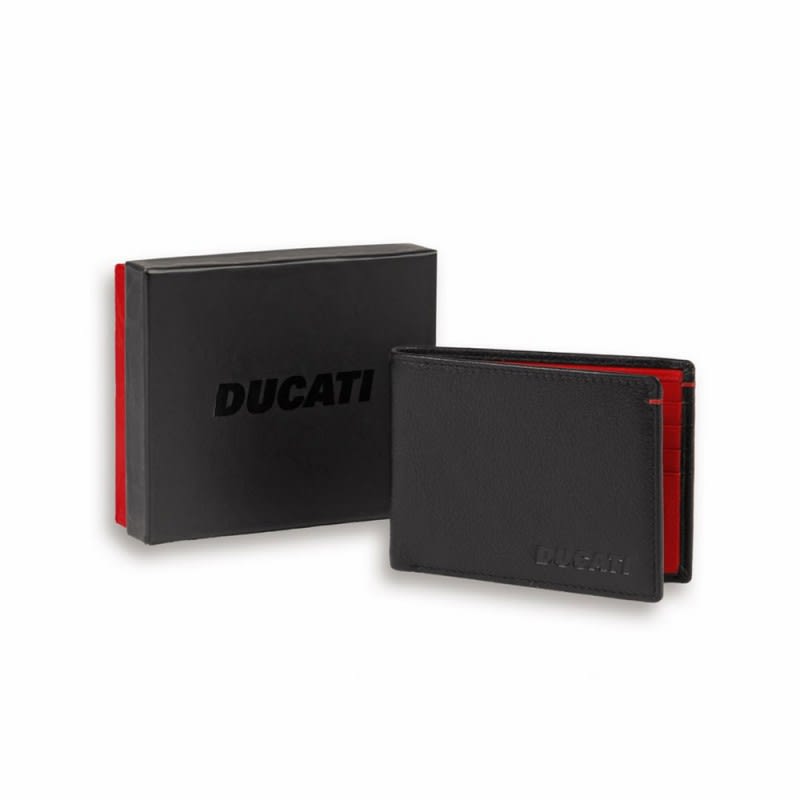Ducati Firma Leather Wallet Black