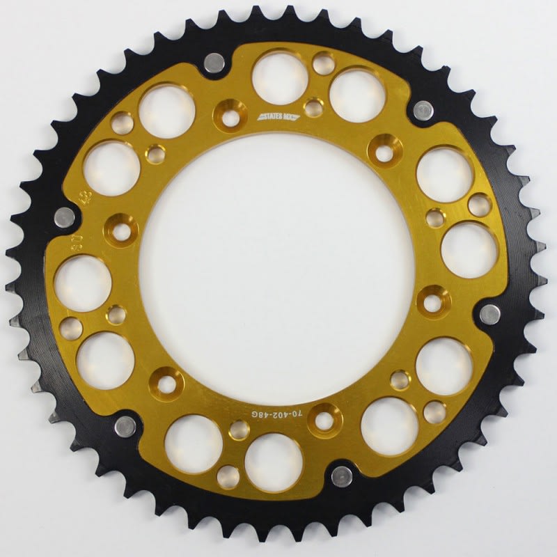 States MX Fusion Rear Sprocket Gold